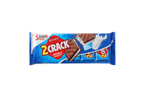 Печенье затяжное с молочно-ванильной начинкой 2 Crack Roshen м/у 190г