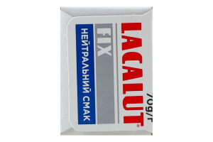 Крем для фиксации зубных протезов Нейтральный вкус Fix Lacalut 70г