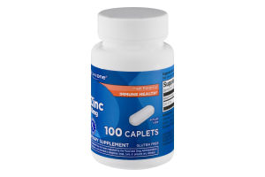 CareOne Zinc 50mg Caplets - 100 CT