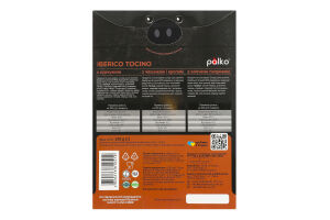 Сало с куркумой, с чесноком и укропом, с копченой паприкой Iberico tocino Palko к/у 120г