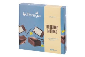 Цукерки Пташине молоко з ароматом ванілі 300г Toniya