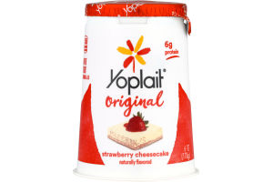 Yoplait Original Low Fat Yogurt Strawberry Cheesecake