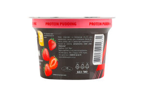 Пудинг 2.2% молочный с подсластителем обогащенный белком со вкусом клубники Protein Волошковое поле ст 200г