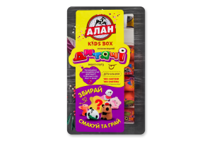 Сосиски вареные Детские Kids box Алан в/с лоток 0.235кг