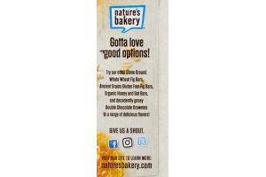 Nature's Bakery Organic Honey & Oat Soft Baked Bar Strawberry - 6 PK