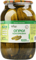 Конс Огірки Українська Зірка 1020 г /СКО