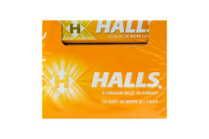 Карамель льодяникова зі смаком меду та лимону Halls м/у 25.2г