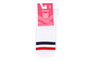 Носки женские MovementStandard №MS M0130S 157 39-41 белый-красный