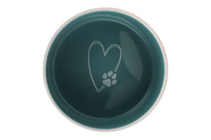 Миска д/собак Pet's Home 800мл бірюзова кераміка 16см Trixie