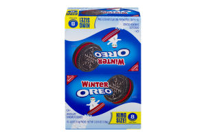 Oreo Winter Chocolate Sandwich Cookies King Size - 10 PK