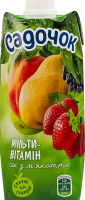 Нектар с мякотью стерилизованный Мультивитамин Садочок т/п 500мл