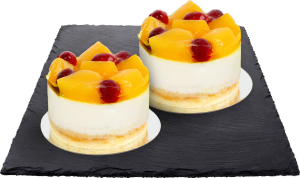 Тістечко Йогуртове з персиком