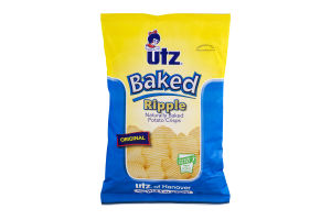Utz Baked Ripple Potato Crisps Original