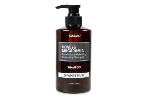 Шампунь для волосся безсульфатний відновлюючий Білий Мускус Honey&Macadamia Kundal 500мл