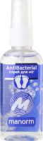 Засіб д/шкіри ніг з антибактеріальним ефектом 50мл спрей Манорм