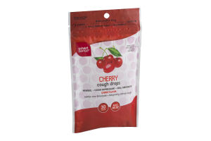 Smart Sense Cherry Cough Drops - 30 CT
