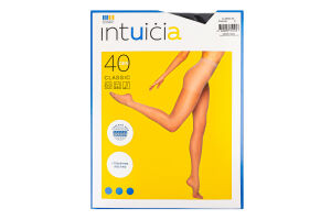 Колготки жіночі Intuicia Classic 40den 2 чорний