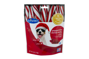 Companion Dental Sticks Peppermint - 24 CT