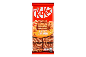 Шоколад молочный с вафлей и начинкой Salted сaramel Kit Kat м/у 99г