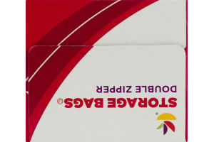 Ahold Storage Bags Double Zipper - 20 CT