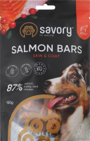 Ласощі д/собак Батончики з лососем 100г д/п Savory