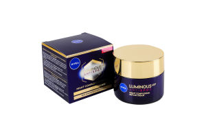 Крем для лица, шеи и декольте ночной Выравнивание тона Luminous 630 Nivea 50мл