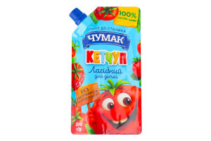 Кетчуп для детей от 3лет пастеризованный Нежный Чумак д/п 200г