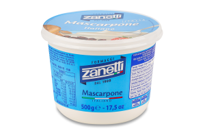 Сыр 80% мягкий кремообразный Маскарпоне Italiano Zanetti ст 500г