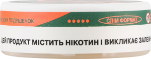 Подушечки никотиносодержащие бестабачные для орального использования с подсластителями Chill Up Mint mode 20шт