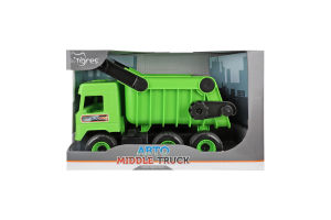 Іграшка Middle truck Самоскид світло-зелений Tigres