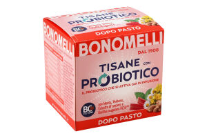 Чай Bonomelli Пробіот Д/полегш/травлення 12шт И953 (Італ)