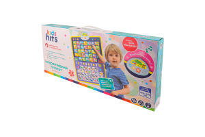 Плакат навчальний Абетка 2в1 українська/англійська Kids Hits