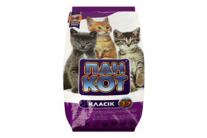 Корм сухий для кошенят Класік Пан Кот м/у 10кг