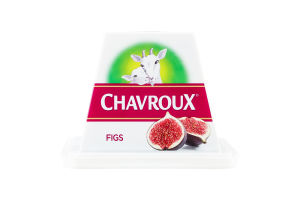 Сир свіжий козиний з інжиром Chavroux п/у 150г