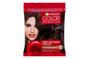 Крем-краска для волос без аммиака Color sensation Color shampoo retouch 5.0 Garnier 1шт