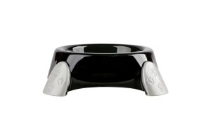 Миска для собак нековзаюча 250мл 15х5см мікс