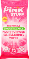 Серветки вологі д/прибирання універсальні 72шт Pink Stuff