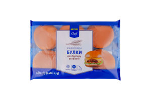Булки для бургеров замороженные разрезанные METRO Chef м/у 6х80г