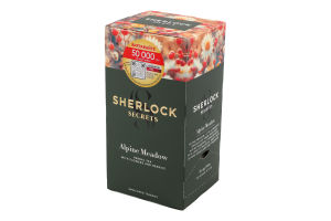 Бленд чаю трав'яного квіткового ягідного Alpine meadow Sherlock Secrets к/у 22х1.5г