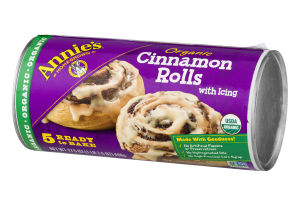 Annie's Homegrown Organic Cinnamon Rolls with Icing - 5 CT
