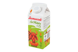 Молоко 3.2% пастеризованное Art moloko Яготинське т/п 750г