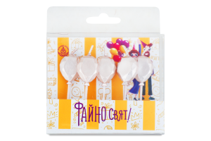 Свічки для торта формовані 900012