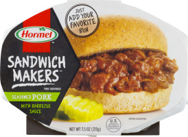 Hormel Sandwich Makers Seasoned Pork with Barbecue Sauce