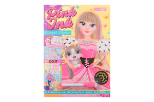 Книжка завдань д/дівчаток Pink Ink 6аркушів Апельсин