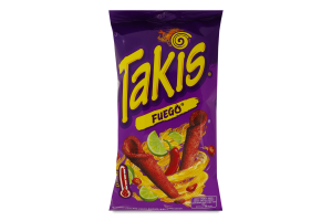 Закуска кукурудзяна підсмажена зі смаком чилі та лайма Takis м/у 100г