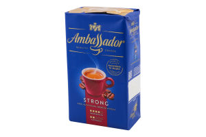 Кофе натуральный жареный молотый Strong Ambassador м/у 225г