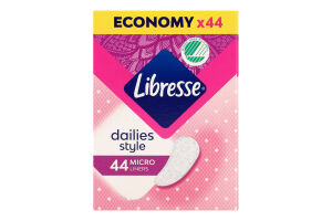 Прокладки ежедневные Small&Comfortable Daily Fresh Libresse 44шт
