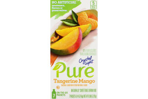 Crystal Light Pure Sweetened Drink Mix Tangerine Mango - 7 CT