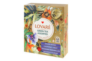 Чай зеленый Ассорти Lovare к/у 32х1.5г