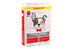 Прокладки для тварин гігієнічні 60х60см Economy Pack Petino 30шт
